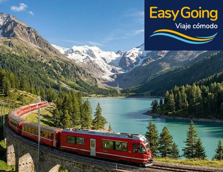 Viaje en el Bernina Express: de St Moritz a Bellaggio  -Ginebra)