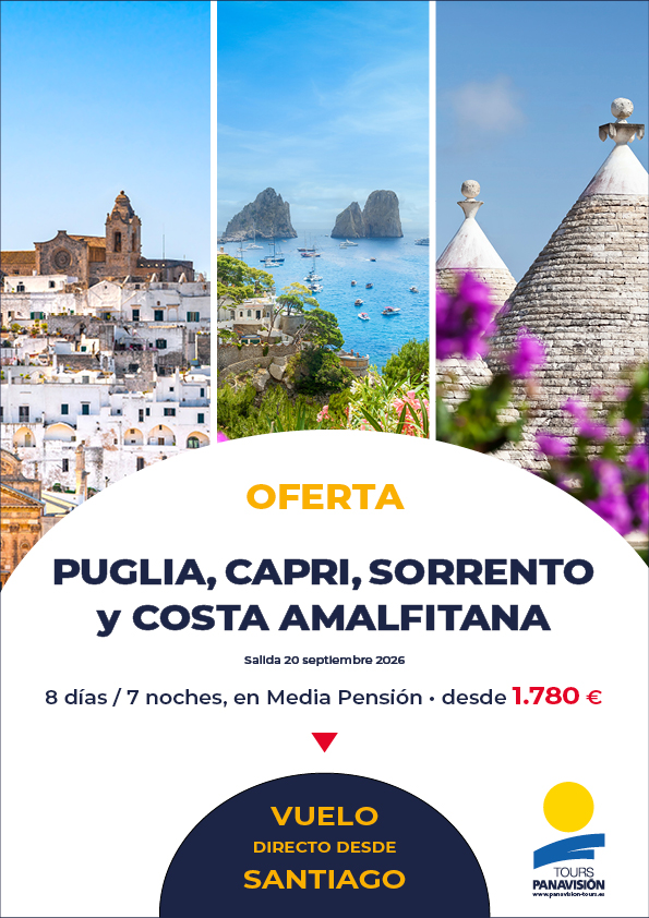 Puglia, Capri, Sorrento y Costa Amalfitana